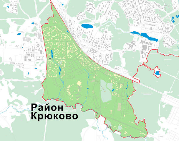 Зеленограда старая карта