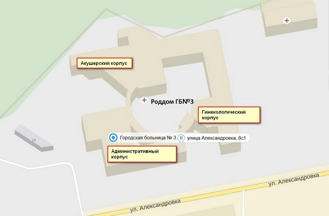 План больницы 67
