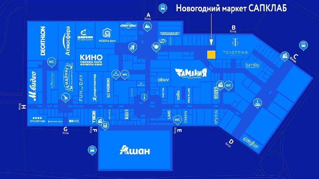 Зеленопарк схема магазинов