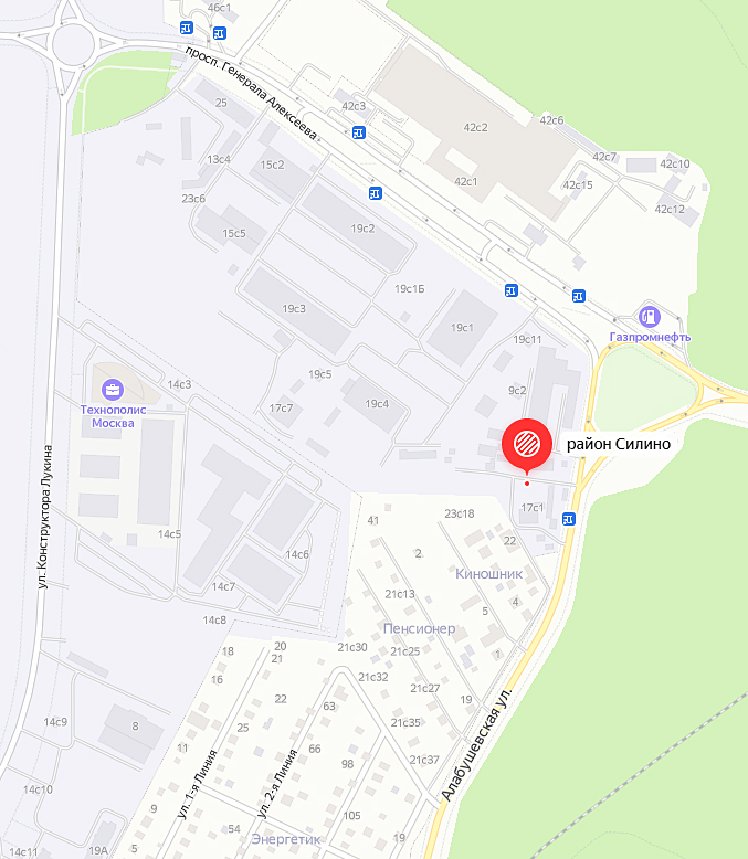Технополис москва карта