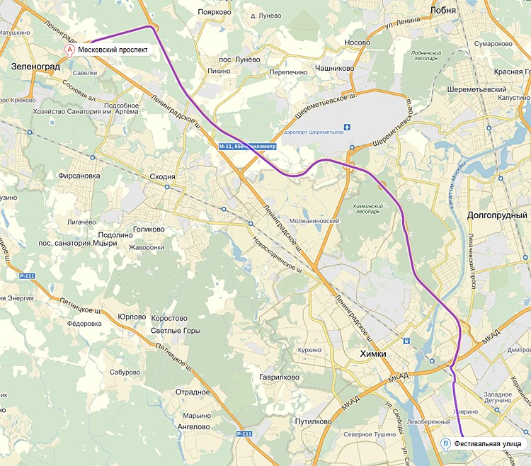 Метро до зеленограда схема